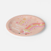 ツーグルーヴィレトロボホバースデーパーティー紙プレート ペーパープレート (アングル)