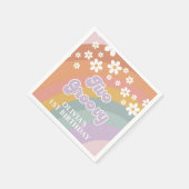 ツーグルーヴィレトロレインボー スタンダードカクテルナプキン (角)