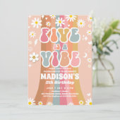 ツーグルーヴィー5th誕生日レインボーピースラブパーティー 招待状 (スタンド正面)