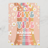 ツーグルーヴィー5th誕生日レインボーピースラブパーティー 招待状 (正面/裏面)