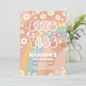 ツーグルーヴィー5th誕生日レインボーピースラブパーティー 招待状 (スタンド正面)