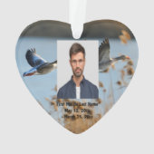 ツーグースワイルドライフレイクデイトフォトカスタム オーナメント (裏面)