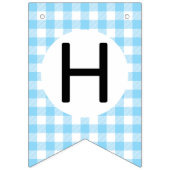 ツーグース間抜けブルー誕生日バナー バンティングフラッグ (第2の旗)