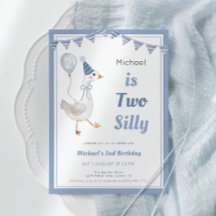 ツーグース間抜けボーイ2nd誕生日パーティの招待状