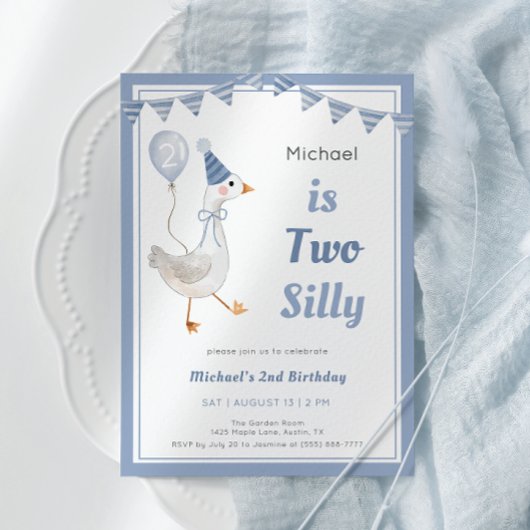 ツーグース間抜けボーイ2nd誕生日パーティの招待状 招待状