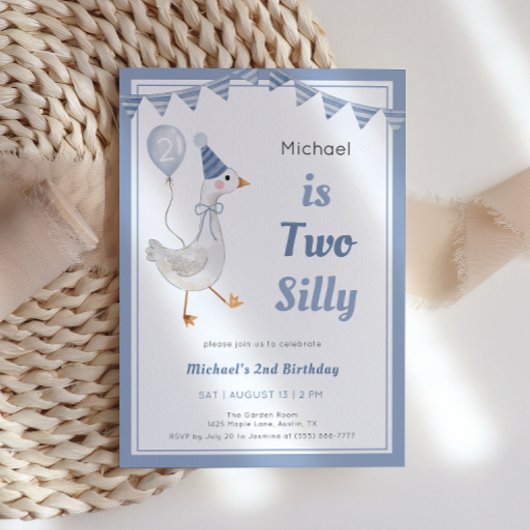 ツーグース間抜けボーイ2nd誕生日パーティの招待状 招待状
