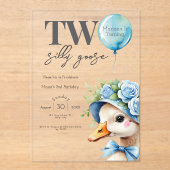 ツーグース間抜けボーイ2nd誕生日招待状 アクリル招待状 (正面)