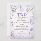 ツーグース間抜け2回目の誕生日パーティの招待状 招待状 (正面)