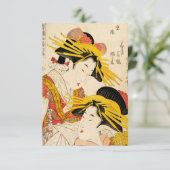 ツーゲイシャファインアート サンキューカード (スタンド正面)