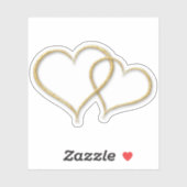 ツーゴールデンハート シール (シート)