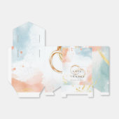 ツーゴールデン結婚ズリングや輪 フェイバーボックス (折り畳みなし)