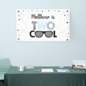 ツーサングラカッコいいスボーイ誕生日 横断幕 (トレードショー)