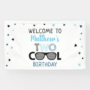 ツーサングラカッコいいスボーイ誕生日 横断幕