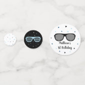 ツーサングラスクールボーイ誕生日 コンフェッティ (正面)