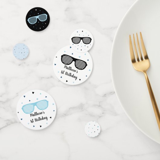 ツーサングラスクールボーイ誕生日 コンフェッティ (グループ)