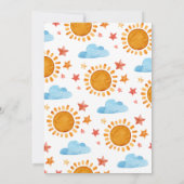 ツーサンシャイン 2歳の誕生日 招待状 (裏面)