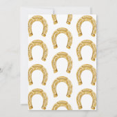 ツーザウエストウェスタンロデオカウボーイ誕生日インビタ 招待状 (裏面)