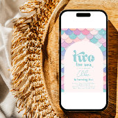 ツーザシーアーチマーメイド招待状 招待状