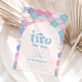 ツーザシーアーチマーメイド招待状 招待状