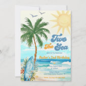 ツーザシーサーフビーチ2nd誕生日 招待状 (正面)