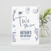 ツーザシー海2nd誕生日パーティの招待状 招待状 (スタンド正面)