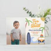 ツーザビーチサーフブルーセカンドバースデーパーティー 招待状 (スタンド正面)