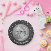 ツーザムーンセカンドバースデー紙プレート ペーパープレート (パーティー)