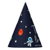 ツーザムーン宇宙テーマ誕生日 パーティーハット (左)