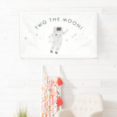 ツーザムーン宇宙パーティー2nd誕生日招待状 横断幕 (インサイチュ)