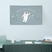 ツーザムーン宇宙パーティー2nd誕生日招待状 横断幕 (トレードショー)