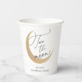 ツーザムーン誕生日紙カップ 紙コップ (正面)