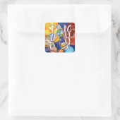 ツーザムーン誕生日 スクエアシール (バッグ)