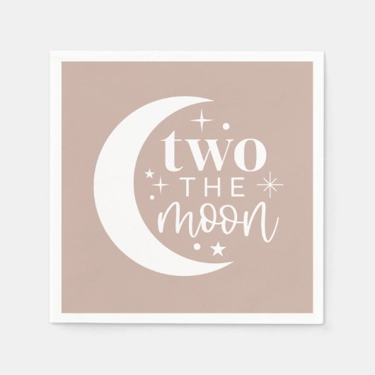 ツーザムーン赤面 スタンダードカクテルナプキン (正面)