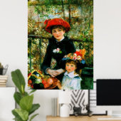 ツーシスターズオンザテラスバイルノアール ポスター (ホームオフィス)