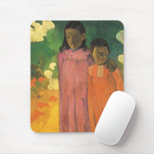 ツーシスターズバイポールゴーギンヴィンテージファインアート マウスパッド (マウス)