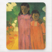 ツーシスターズバイポールゴーギンヴィンテージファインアート マウスパッド (正面)