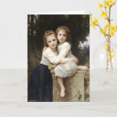 ツーシスターズヴィンテージファインアートバイブグエローカード カード (黄色い花)