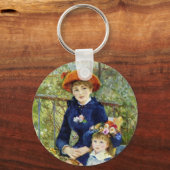 ツーシスターズ(オンザテラス)バイピエールルノアール キーホルダー (正面)