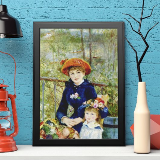 ツーシスターズ（オンザテラス）バイピエールルノアール ポスター