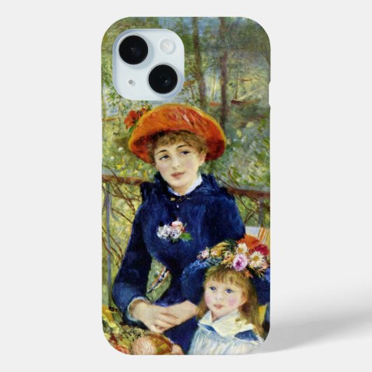 ツーシスターズ（オンザテラス）バイピエールルノアール Case-Mate iPhoneケース (裏面)