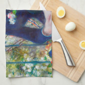 ツーシスターズ – ルノアール印象派絵画の1881 キッチンタオル (四つ折り)