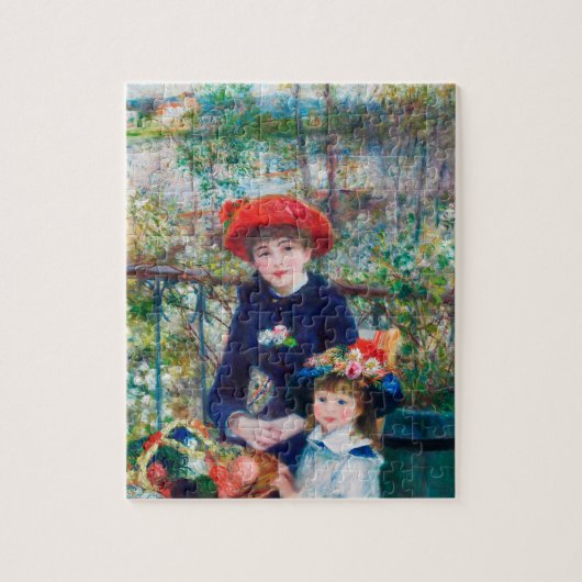 ツーシスターズ – ルノアール印象派絵画の1881 ジグソーパズル (縦)
