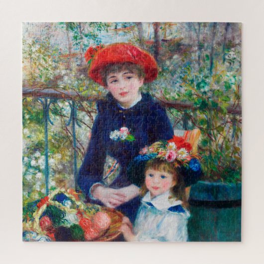 ツーシスターズ – ルノアール印象派絵画の1881 ジグソーパズル (縦)
