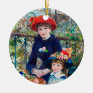 ツーシスターズ – ルノアール印象派絵画の1881 セラミックオーナメント
