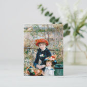 ツーシスターズ – ルノアール印象派絵画の ポストカード (スタンド正面)