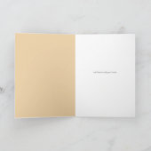 ツーシーグルス紙アートカ感動的ード カード (内部)