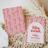 ツースイーツキャンディーケーン誕生日招待状 招待状