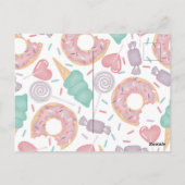 ツースイーツキャンディ招待状 ポストカード (裏面)