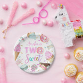 ツースイーツデザート2nd誕生日紙プレート ペーパープレート (パーティー)