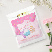 ツースイーツドーナツ誕生日プレートナプキンス フェイバーバッグ (封をした状態)